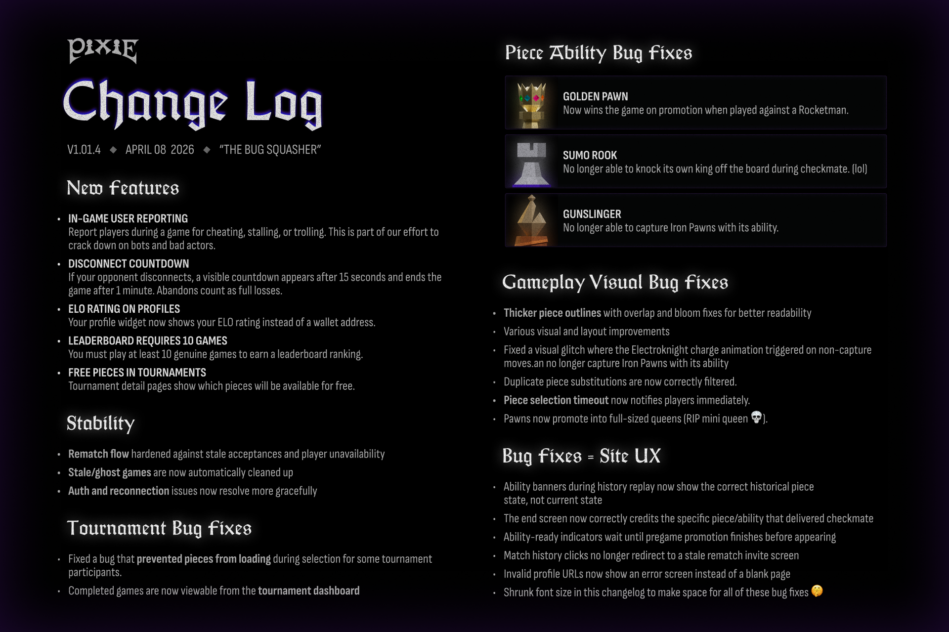 Change Log v1.1.4