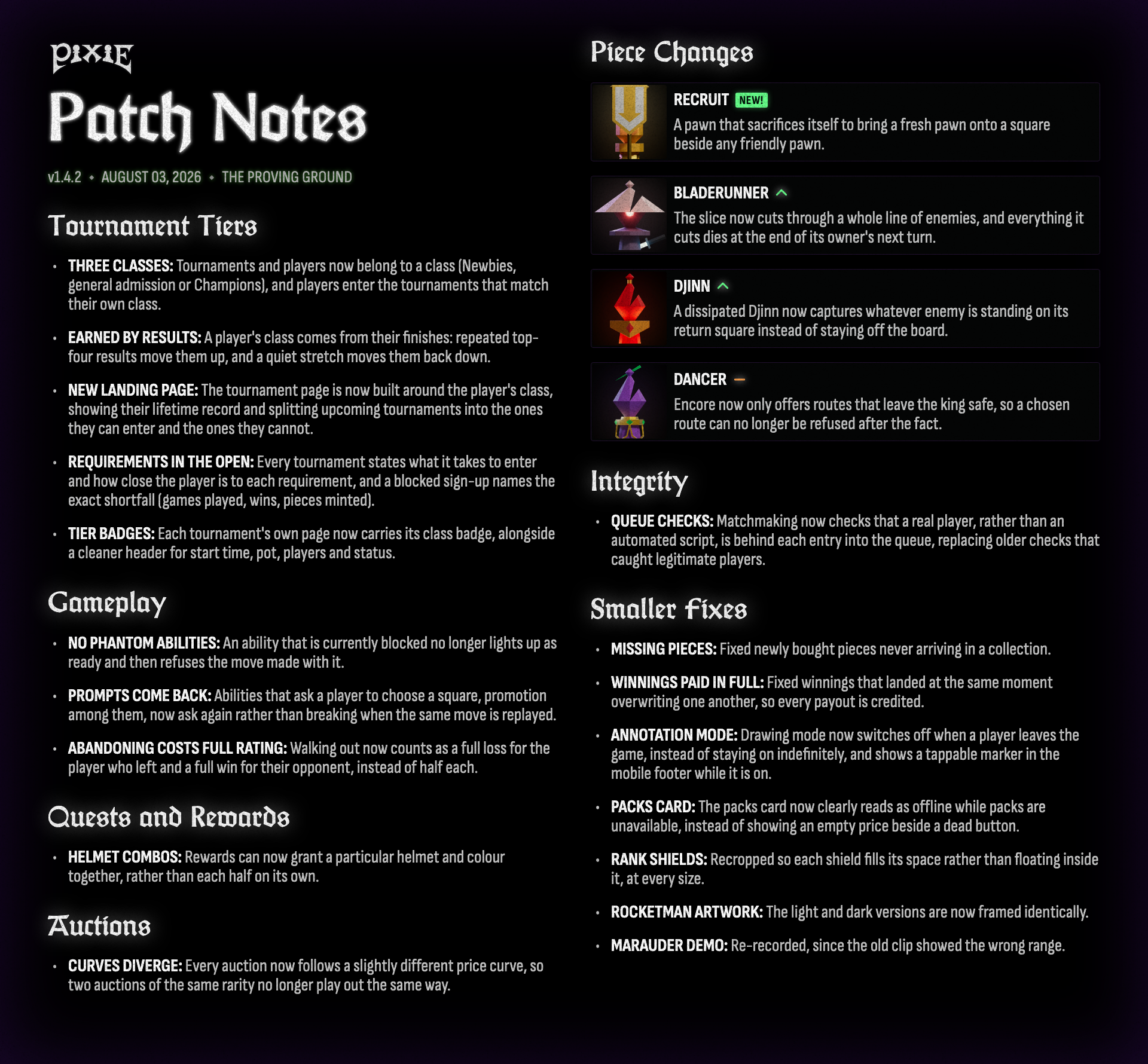Change Log v1.4.2
